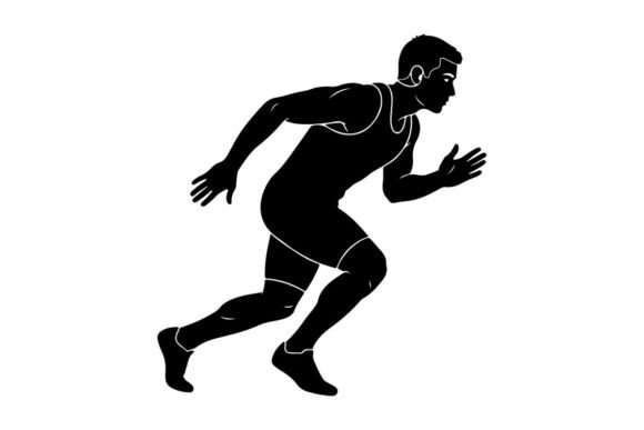 Athlete Sprinting in Dynamic Motion Vect: Capture Raw Energy