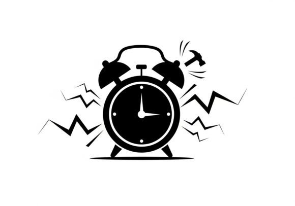 Black Alarm Clock with Hammer and Motion: A Designer's Guide