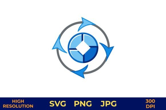 Circular Motion Arrow Vector Icon Design: Elevate Your Visuals