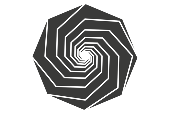Concentric Round Motion Logo. Circular L: A Font That Moves Your Brand Forward
