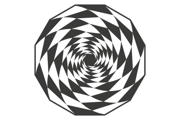 Dynamic Motion Pattern: The Round Abstract Display Font
