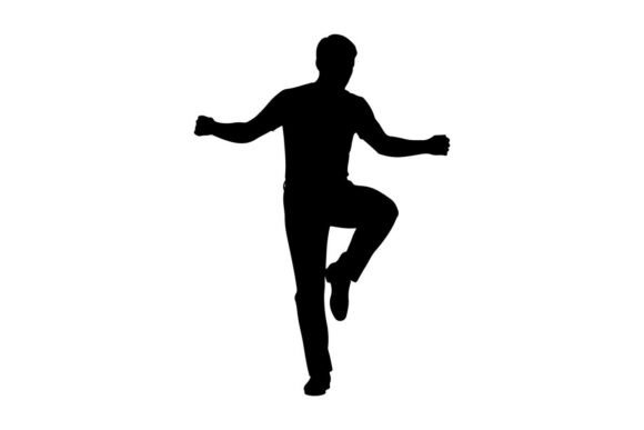 Dynamic Motion: The Man Running Vector for Modern Design