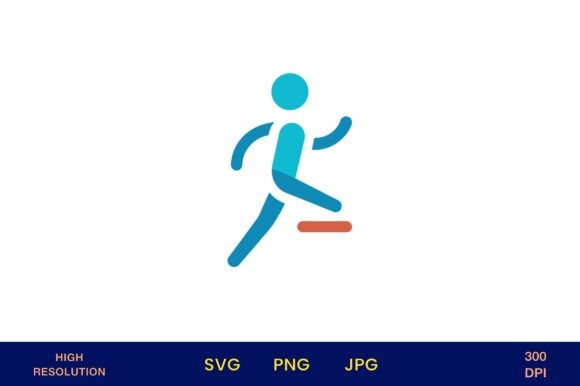 Dynamic Runner Sprinting in Motion Exercise for Creative Projects