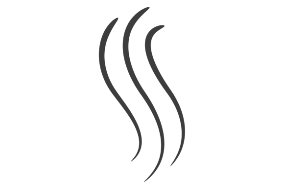 Flow Lines: The Wavy Heat Motion Black Symbol Explained