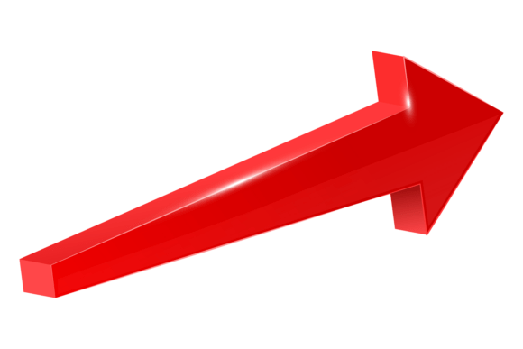 Right Arrow. Upward Motion Pointer Carto: Injecting Direction and Energy